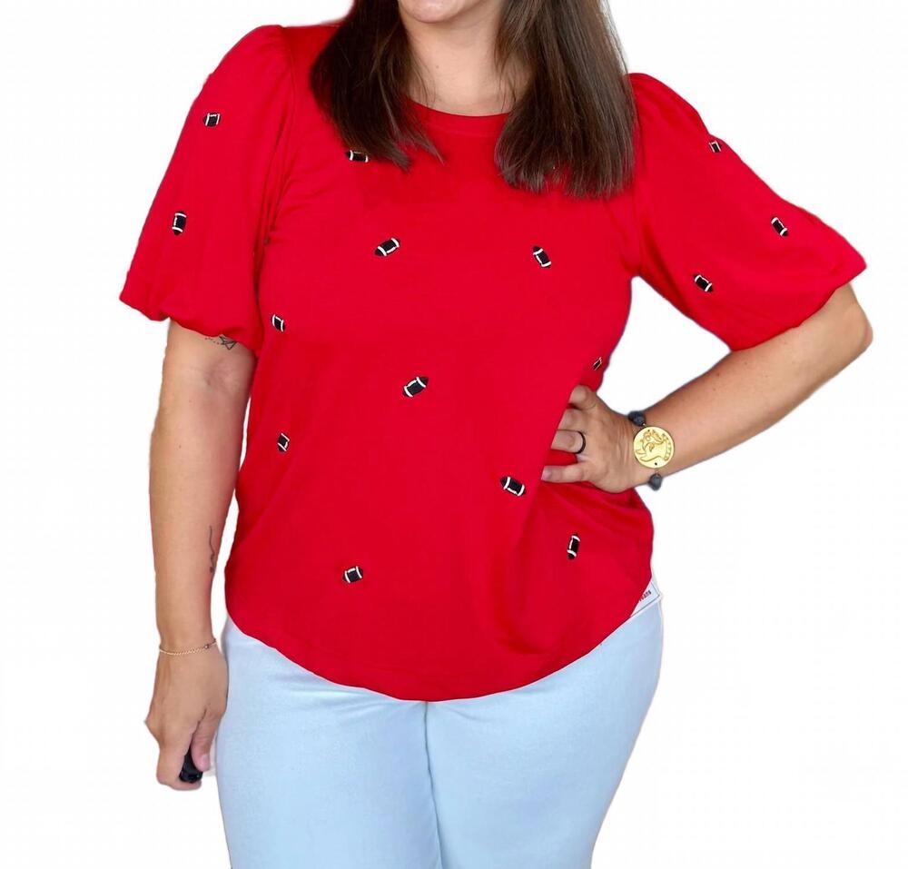 NEW MARY SQUARE tina top in red black - Picture 2 of 4